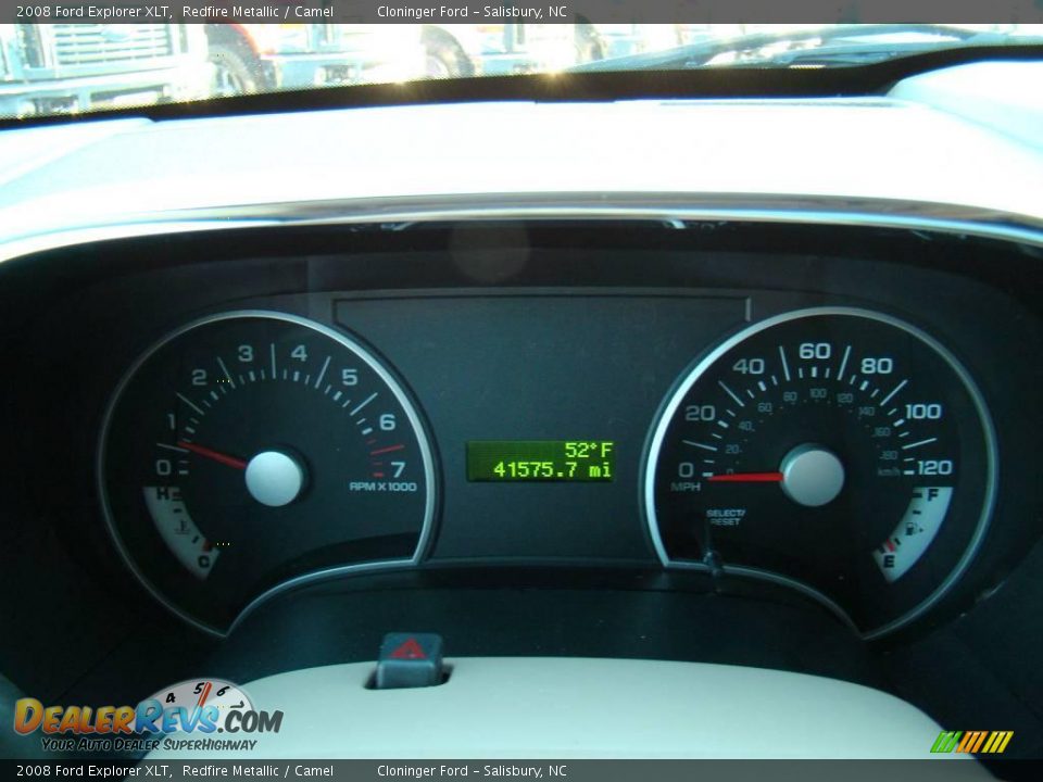 2008 Ford Explorer XLT Redfire Metallic / Camel Photo #18