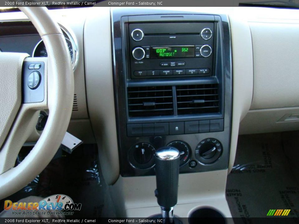 2008 Ford Explorer XLT Redfire Metallic / Camel Photo #23