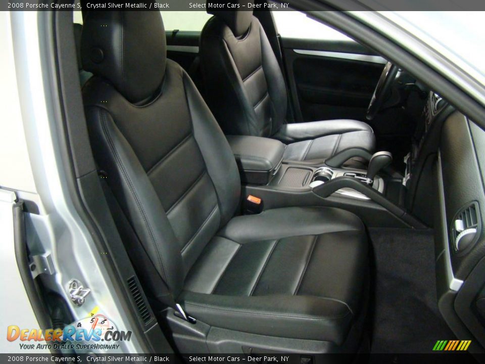 2008 Porsche Cayenne S Crystal Silver Metallic / Black Photo #20