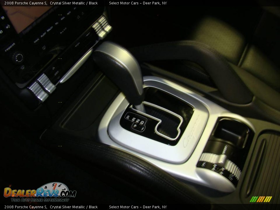2008 Porsche Cayenne S Crystal Silver Metallic / Black Photo #23