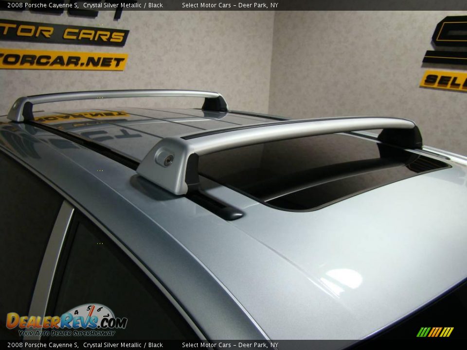 2008 Porsche Cayenne S Crystal Silver Metallic / Black Photo #27