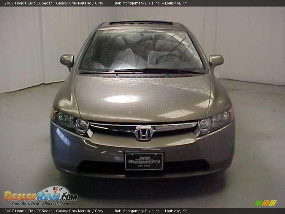 2007 Honda Civic EX Sedan Galaxy Gray Metallic / Gray Photo #2