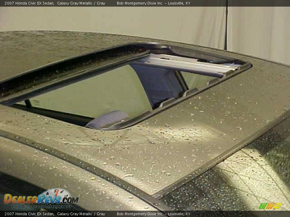2007 Honda Civic EX Sedan Galaxy Gray Metallic / Gray Photo #5