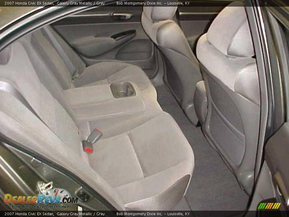 2007 Honda Civic EX Sedan Galaxy Gray Metallic / Gray Photo #9