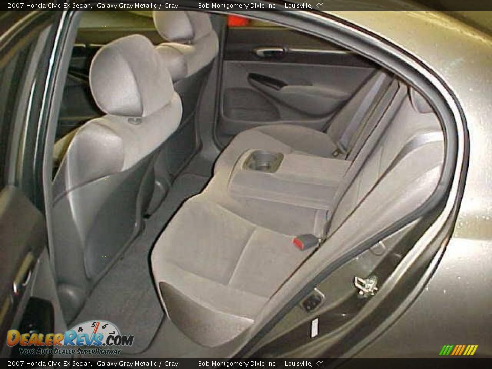 2007 Honda Civic EX Sedan Galaxy Gray Metallic / Gray Photo #12