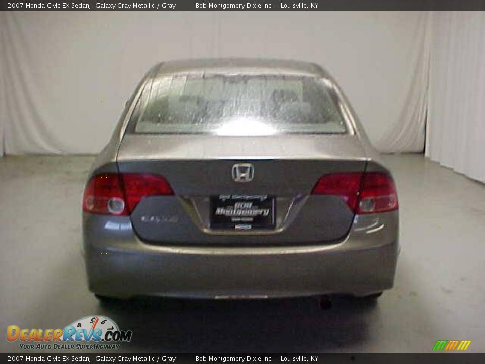 2007 Honda Civic EX Sedan Galaxy Gray Metallic / Gray Photo #22