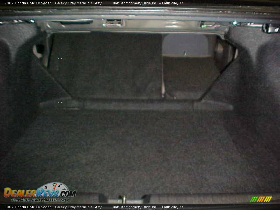 2007 Honda Civic EX Sedan Galaxy Gray Metallic / Gray Photo #26