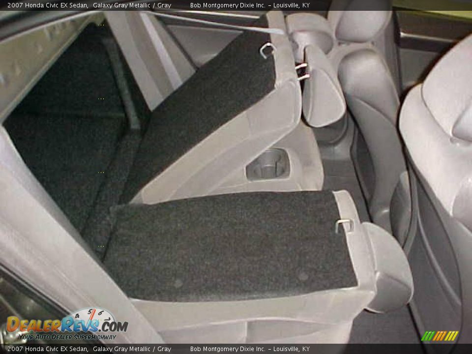 2007 Honda Civic EX Sedan Galaxy Gray Metallic / Gray Photo #27