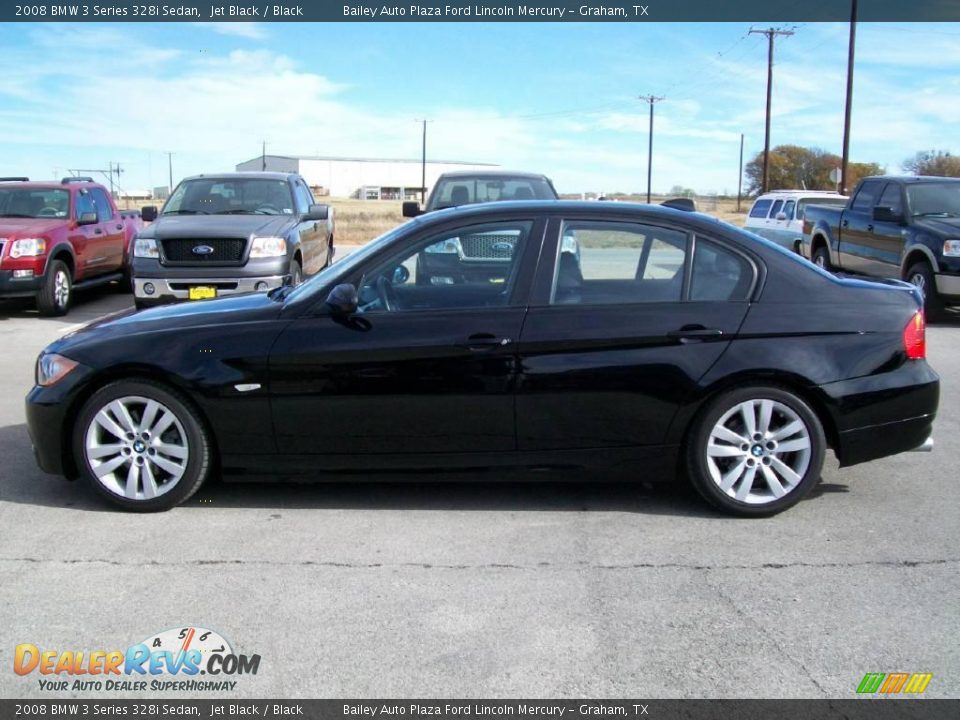 2008 BMW 3 Series 328i Sedan Jet Black / Black Photo #2