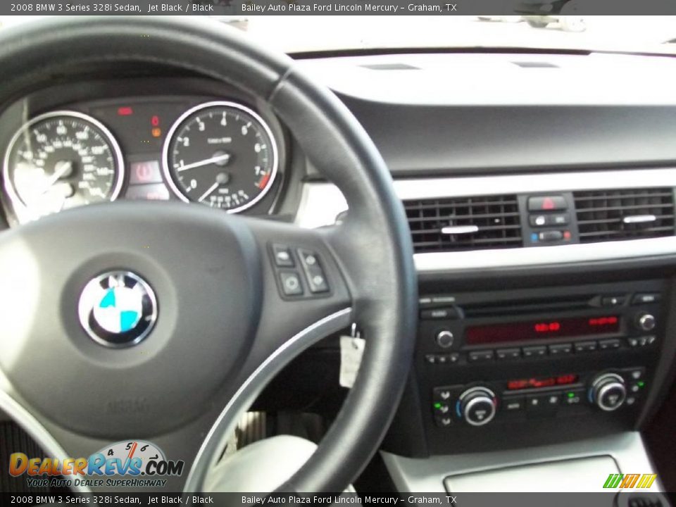 2008 BMW 3 Series 328i Sedan Jet Black / Black Photo #3