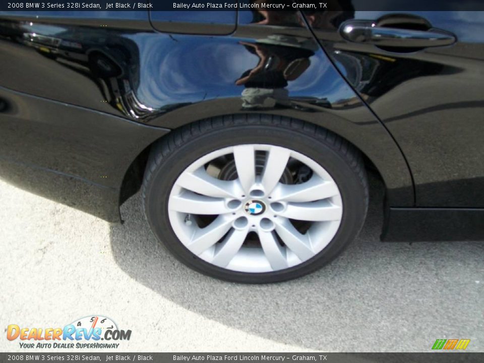 2008 BMW 3 Series 328i Sedan Jet Black / Black Photo #8
