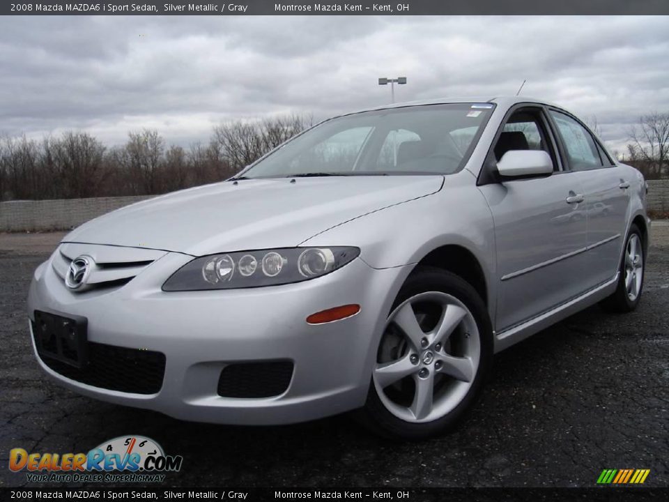 2008 Mazda MAZDA6 i Sport Sedan Silver Metallic / Gray Photo #5