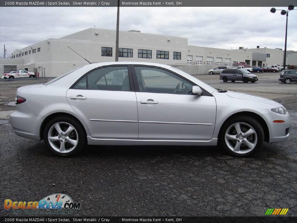 2008 Mazda MAZDA6 i Sport Sedan Silver Metallic / Gray Photo #8