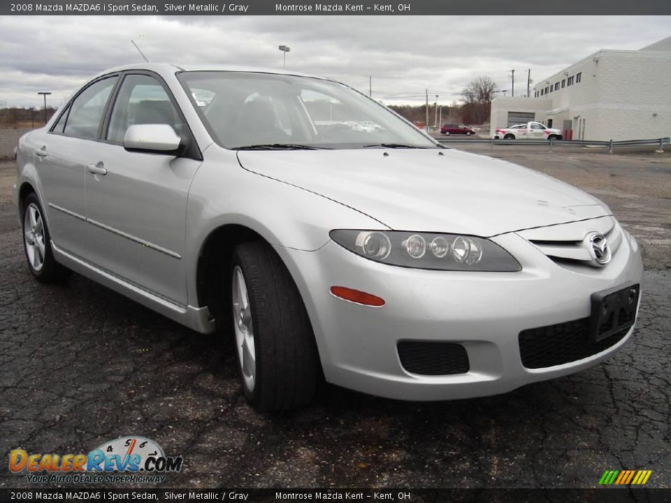 2008 Mazda MAZDA6 i Sport Sedan Silver Metallic / Gray Photo #16