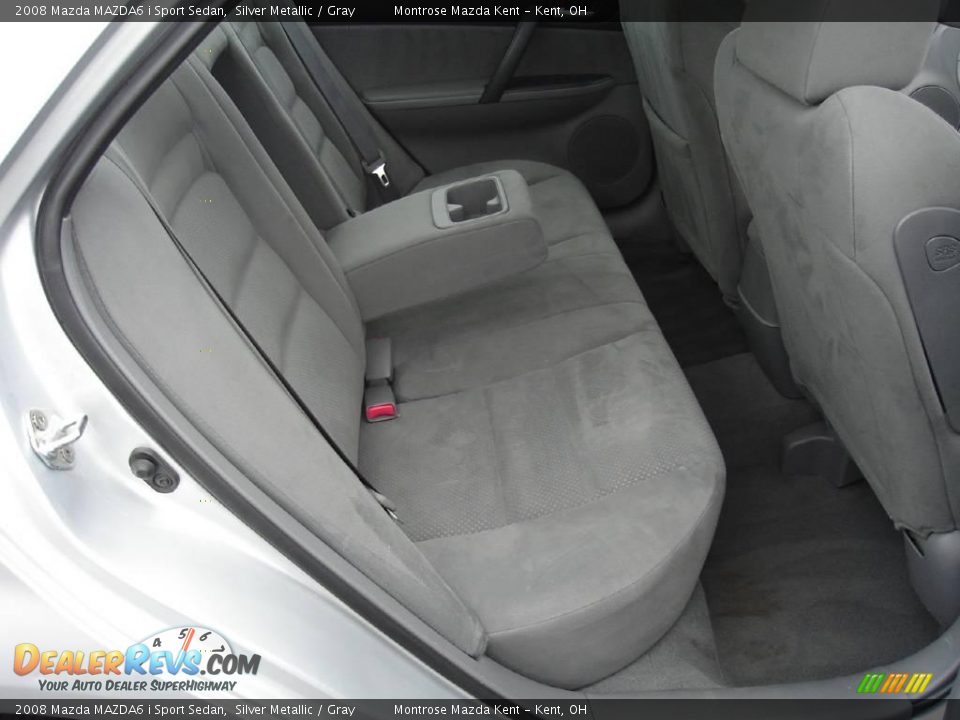 2008 Mazda MAZDA6 i Sport Sedan Silver Metallic / Gray Photo #25