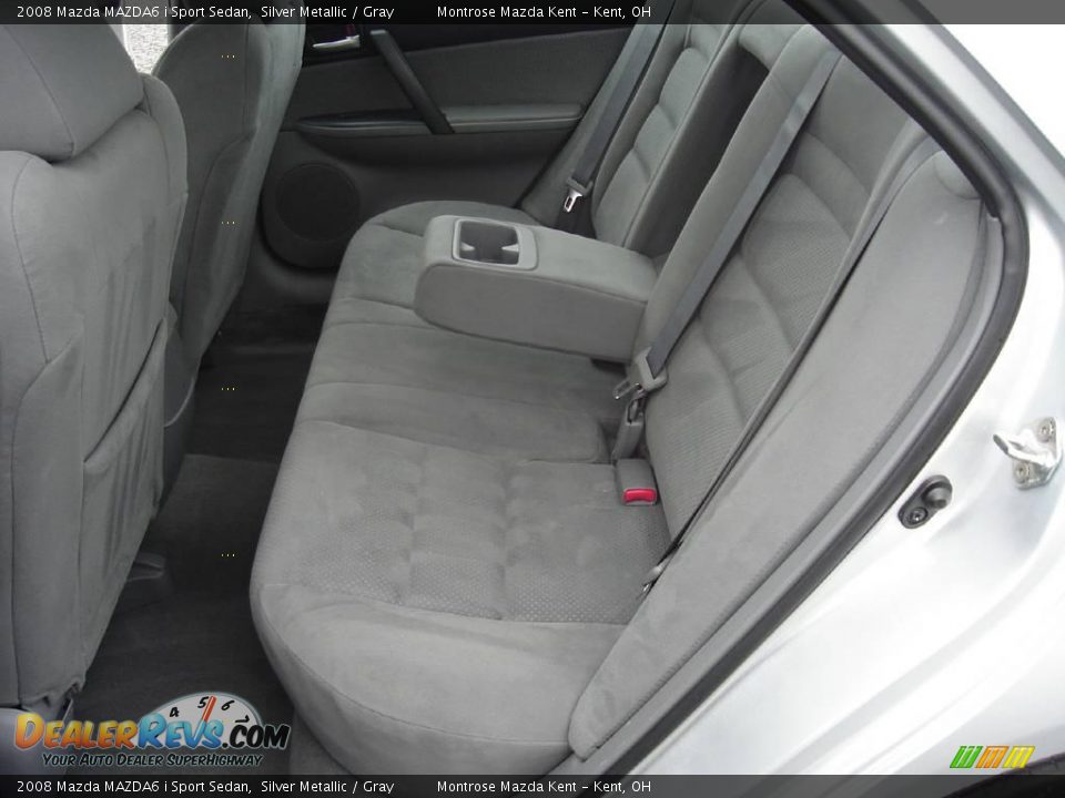 2008 Mazda MAZDA6 i Sport Sedan Silver Metallic / Gray Photo #26