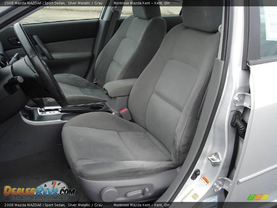2008 Mazda MAZDA6 i Sport Sedan Silver Metallic / Gray Photo #27