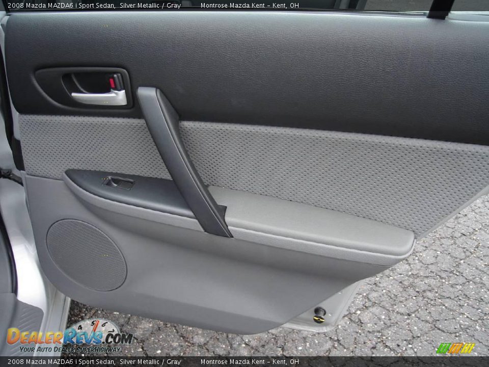 2008 Mazda MAZDA6 i Sport Sedan Silver Metallic / Gray Photo #29
