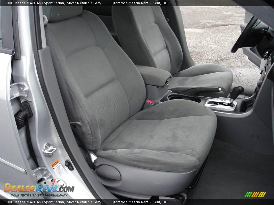 2008 Mazda MAZDA6 i Sport Sedan Silver Metallic / Gray Photo #30