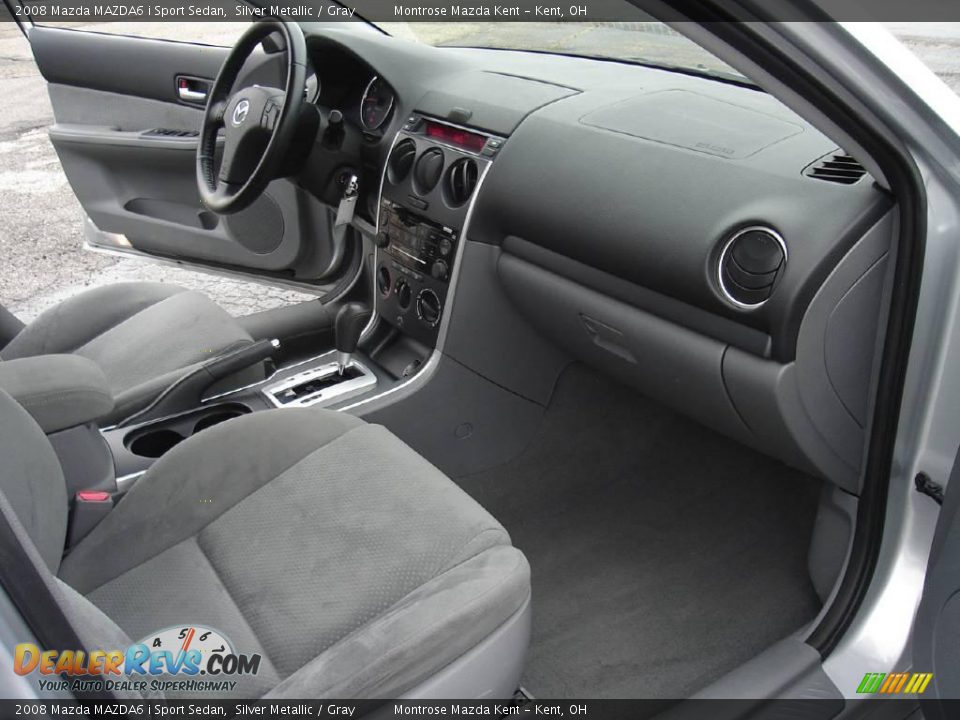 2008 Mazda MAZDA6 i Sport Sedan Silver Metallic / Gray Photo #34