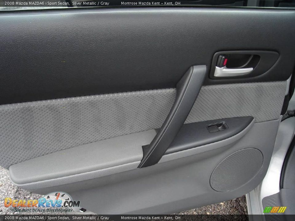 2008 Mazda MAZDA6 i Sport Sedan Silver Metallic / Gray Photo #36