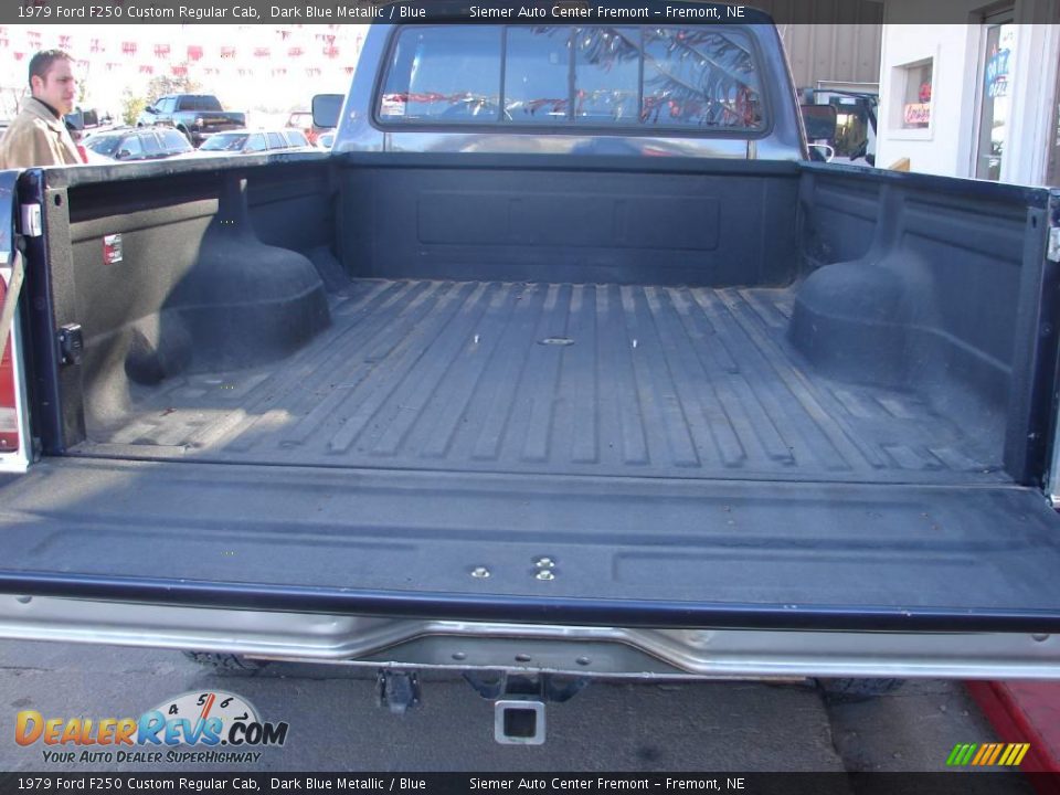 1979 Ford F250 Custom Regular Cab Dark Blue Metallic / Blue Photo #24