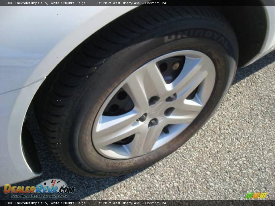 2008 Chevrolet Impala LS White / Neutral Beige Photo #7
