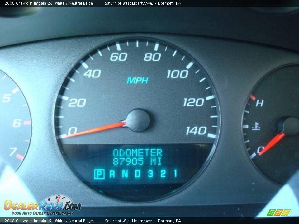 2008 Chevrolet Impala LS White / Neutral Beige Photo #15