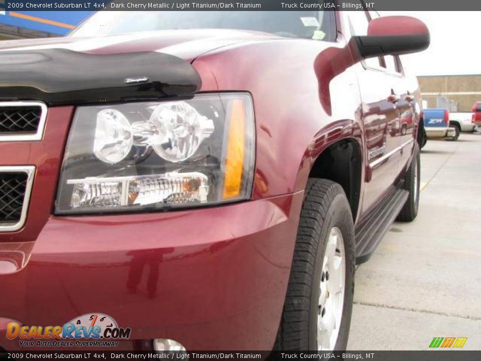 2009 Chevrolet Suburban LT 4x4 Dark Cherry Metallic / Light Titanium/Dark Titanium Photo #3