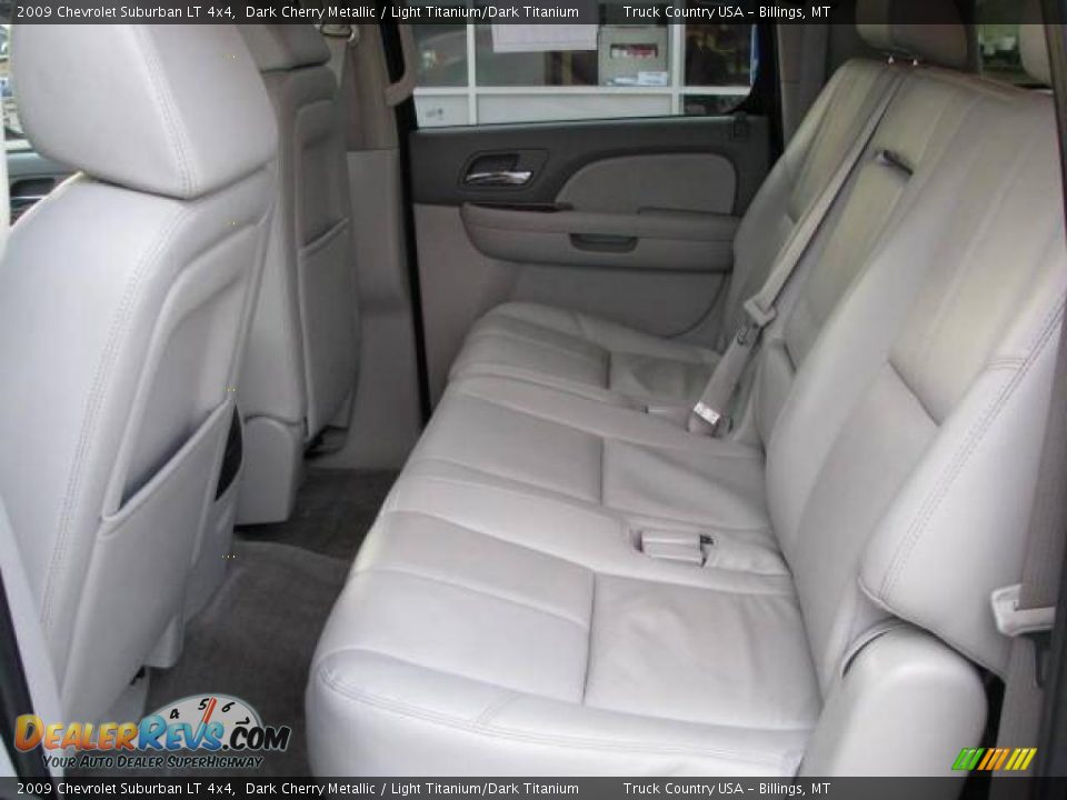 2009 Chevrolet Suburban LT 4x4 Dark Cherry Metallic / Light Titanium/Dark Titanium Photo #10