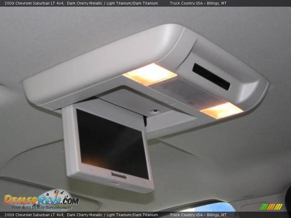 2009 Chevrolet Suburban LT 4x4 Dark Cherry Metallic / Light Titanium/Dark Titanium Photo #11