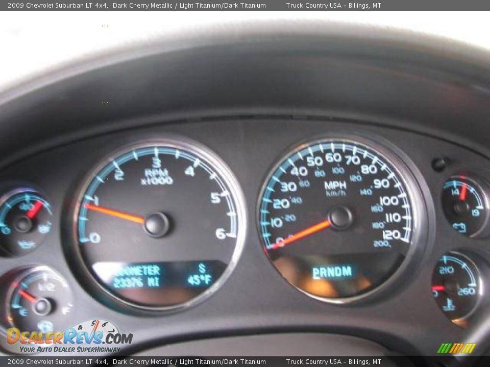 2009 Chevrolet Suburban LT 4x4 Dark Cherry Metallic / Light Titanium/Dark Titanium Photo #15