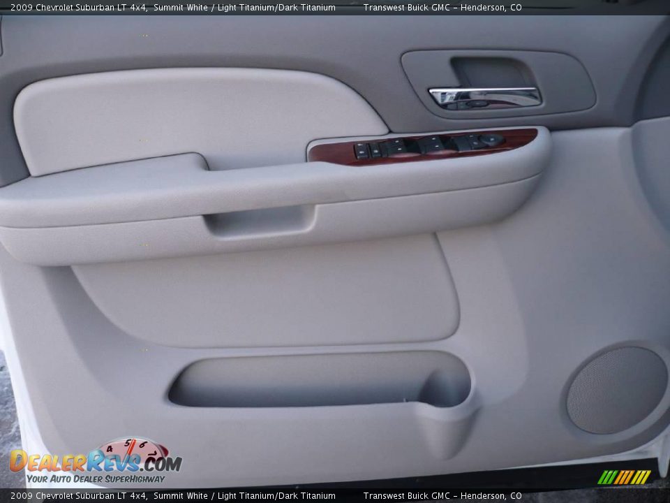 2009 Chevrolet Suburban LT 4x4 Summit White / Light Titanium/Dark Titanium Photo #7