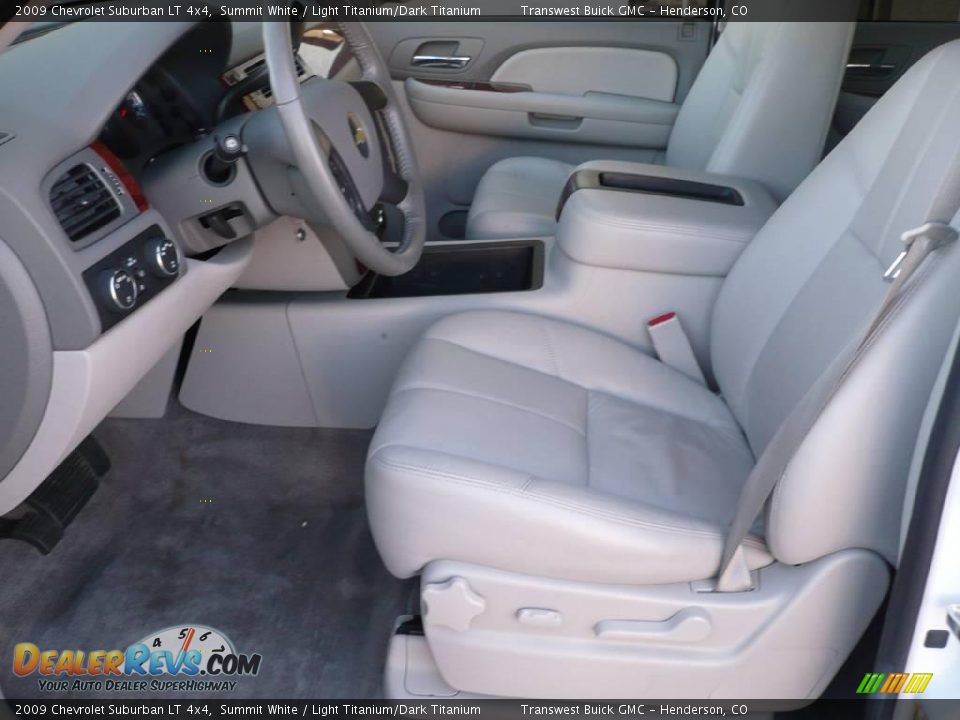 2009 Chevrolet Suburban LT 4x4 Summit White / Light Titanium/Dark Titanium Photo #9
