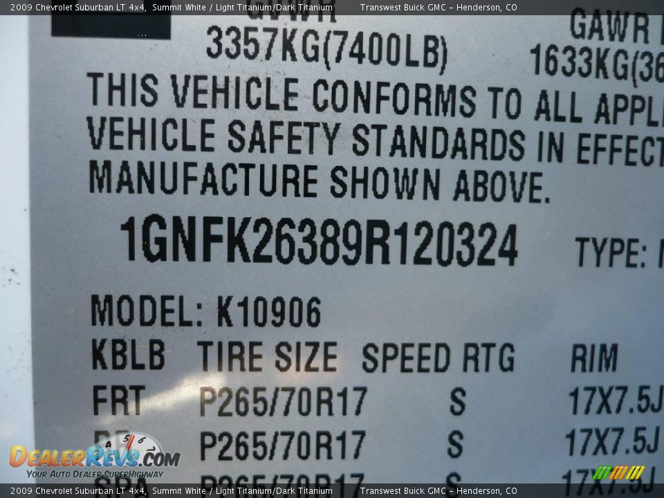 2009 Chevrolet Suburban LT 4x4 Summit White / Light Titanium/Dark Titanium Photo #36