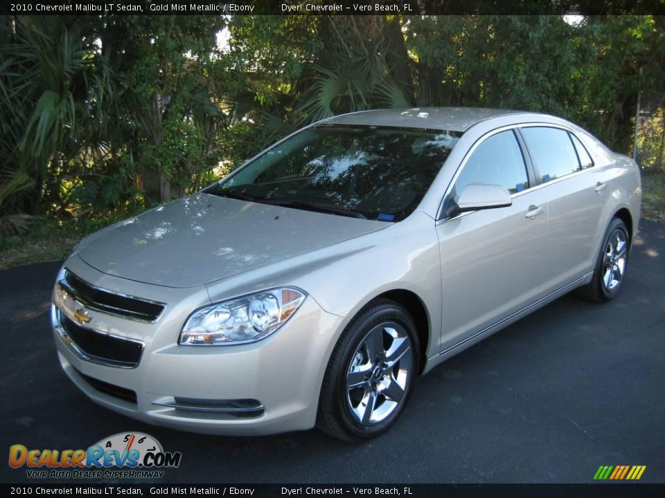 2010 Chevrolet Malibu LT Sedan Gold Mist Metallic / Ebony Photo #1