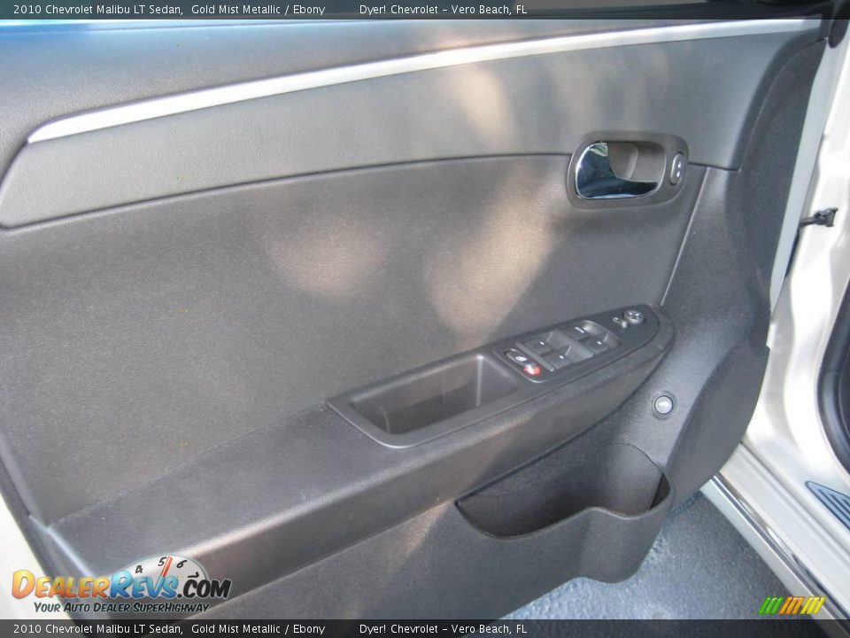 2010 Chevrolet Malibu LT Sedan Gold Mist Metallic / Ebony Photo #8