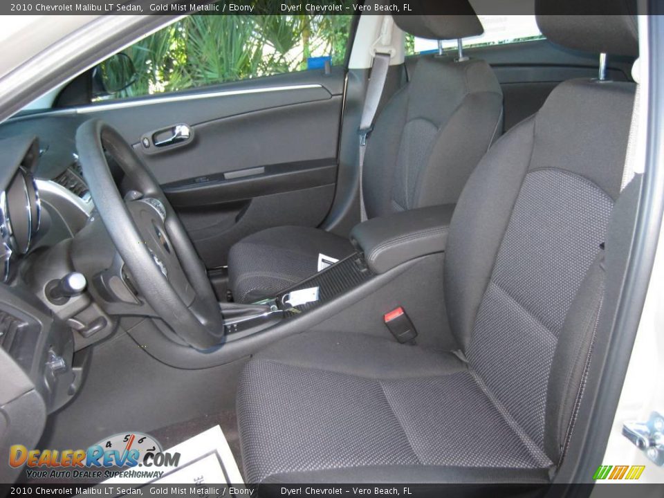 2010 Chevrolet Malibu LT Sedan Gold Mist Metallic / Ebony Photo #9