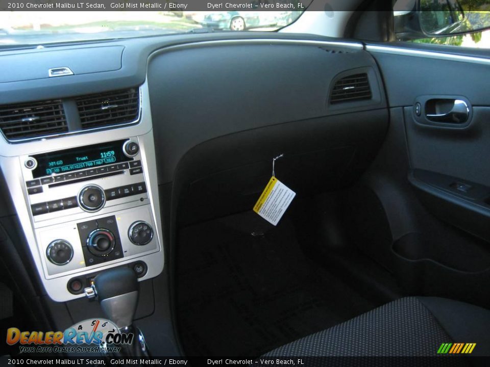 2010 Chevrolet Malibu LT Sedan Gold Mist Metallic / Ebony Photo #11