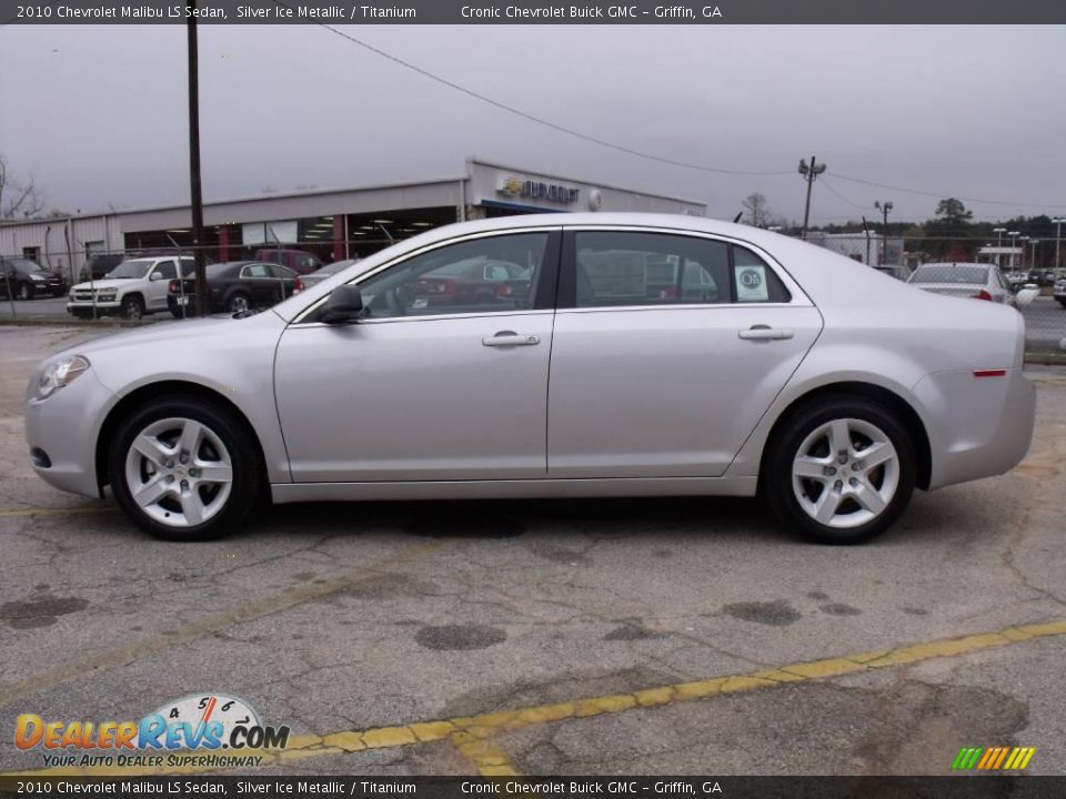 2010 Chevrolet Malibu LS Sedan Silver Ice Metallic / Titanium Photo #2