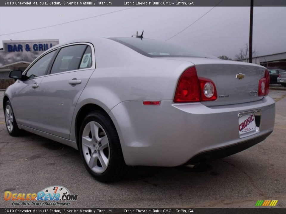 2010 Chevrolet Malibu LS Sedan Silver Ice Metallic / Titanium Photo #3