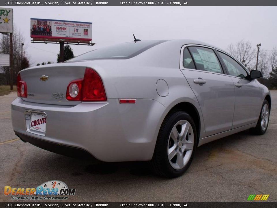 2010 Chevrolet Malibu LS Sedan Silver Ice Metallic / Titanium Photo #5