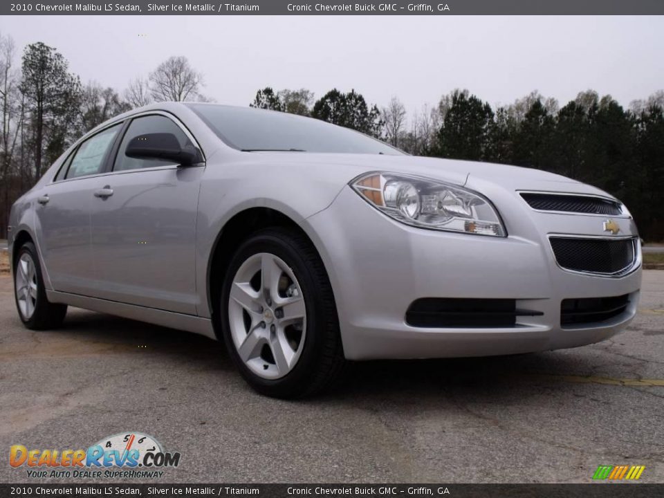 2010 Chevrolet Malibu LS Sedan Silver Ice Metallic / Titanium Photo #7