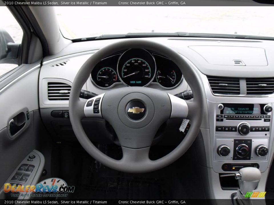 2010 Chevrolet Malibu LS Sedan Silver Ice Metallic / Titanium Photo #15