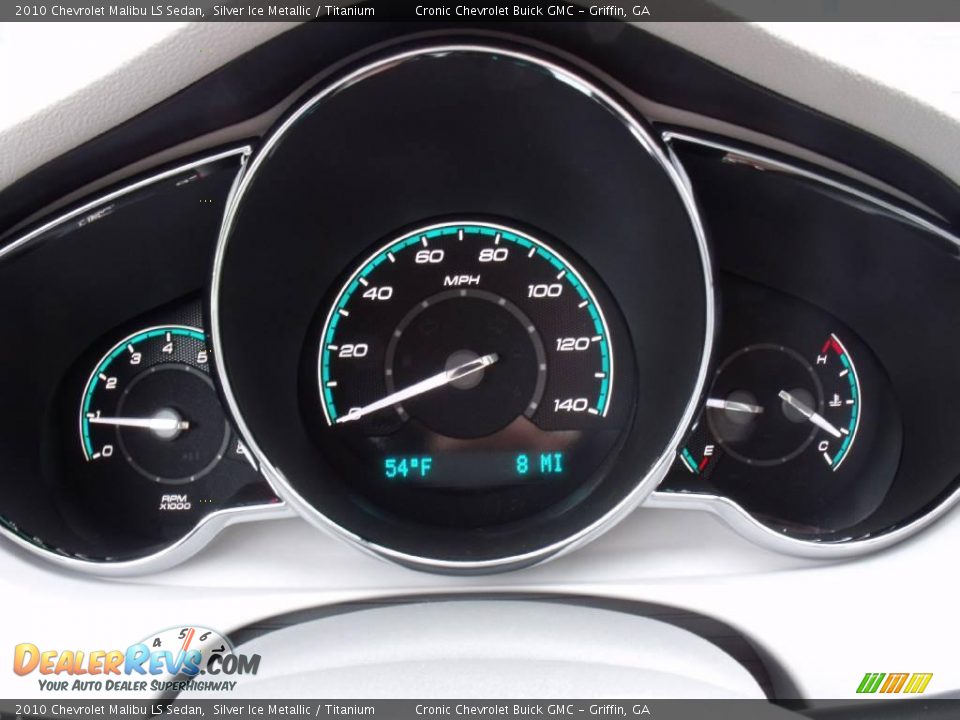 2010 Chevrolet Malibu LS Sedan Silver Ice Metallic / Titanium Photo #16