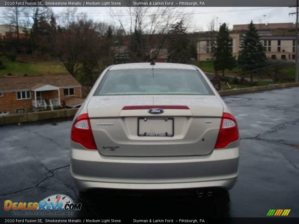 2010 Ford Fusion SE Smokestone Metallic / Medium Light Stone Photo #4