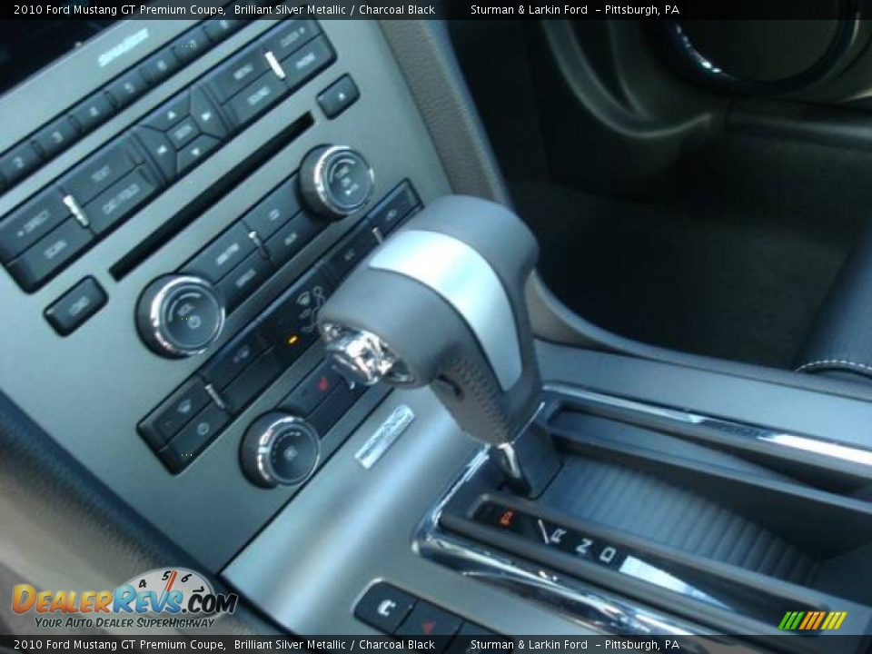 2010 Ford Mustang GT Premium Coupe Brilliant Silver Metallic / Charcoal Black Photo #16