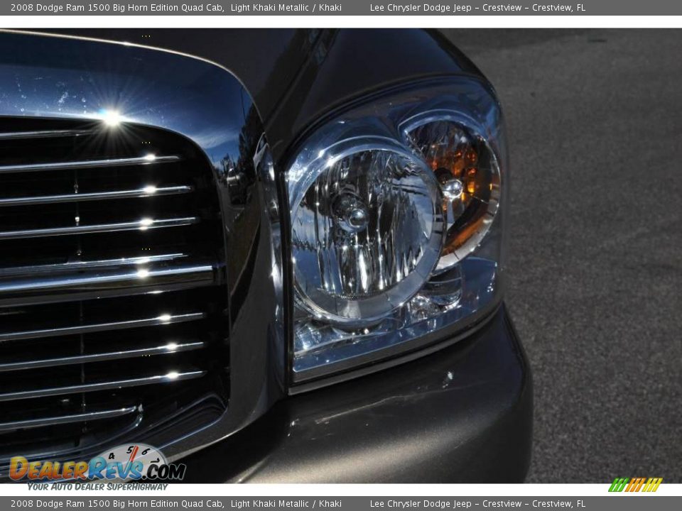 2008 Dodge Ram 1500 Big Horn Edition Quad Cab Light Khaki Metallic / Khaki Photo #9
