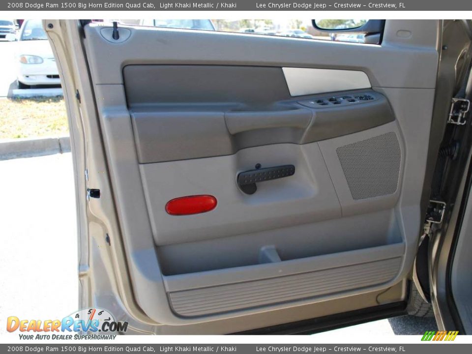 2008 Dodge Ram 1500 Big Horn Edition Quad Cab Light Khaki Metallic / Khaki Photo #16