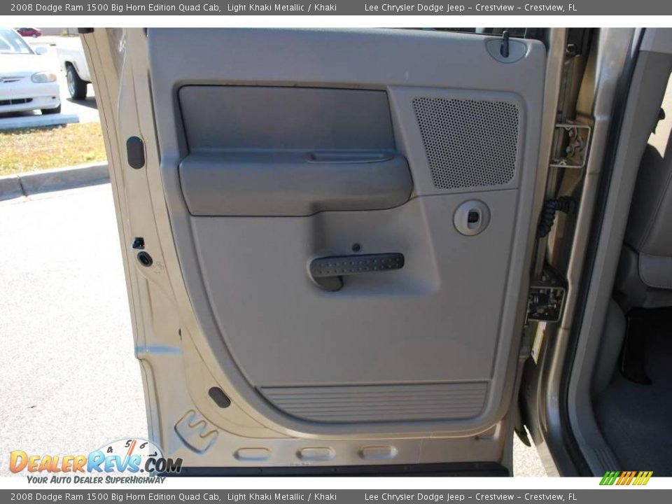 2008 Dodge Ram 1500 Big Horn Edition Quad Cab Light Khaki Metallic / Khaki Photo #22